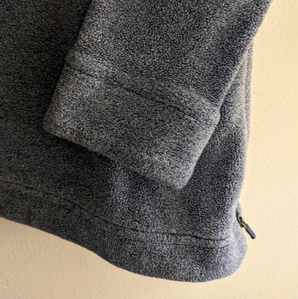Nike Dry Fit Fleece Turtleneck Therma Pullover Women Sweater Blue Medium - Picture 5 of 8